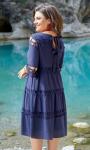 Платье Vittoria Queen 18493/1 темно-синий