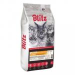 #(С)BLITZ сух. корм д/взрослых кошек Индейка 10 кг 15%