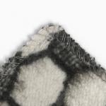 Одеяло байковое Панда 100х140см, цвет серый 400г/м , хлопок 100%