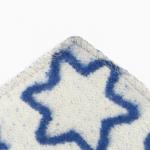Одеяло байковое Совы на луне 100х140см, цвет синий 400г/м , хлопок 100%