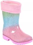 Сапоги ПВХ для девочки, арт. MUS22-030, розовый, голубой, Neo Feet, 25