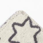 Одеяло байковое Совы на луне 100х140см, цвет серый 400г/м , хлопок 100%
