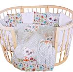 Комплект в кроватку 6пр Малышки 3061 L Abeille