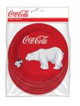 Coca-Cola. Набор бумажных тарелок Мишки-1, 6 шт d=230 мм