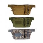 РУССО ТУРИСТО Сумка поясная тактическая, 3 отделения с разгрузочными кольцами, полиэстер