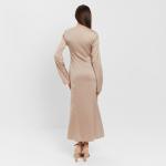 Платье женское шелковое MIST: Classic Collection р. 44, цвет бежевый