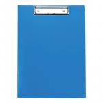 Папка-планшет с зажимом OfficeSpace А4, 500 мкм, пластик, синий, 245658