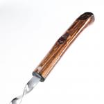 Шампур уголок, с деревянной ручкой  "Эко" рабочая часть - 40 см, 63 х 1.2 см, сталь - 2 мм,