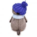 Мягкая игрушка BUDI BASA Ks30-195 Басик в шапке и шарфе со звездочкой 30 см