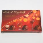 Ассорти конфет из тёмного шоколада (коньяк, сливочный ликёр, амаретто), 110 г