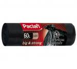 Мешки для мусора BIG & STRONG 60л 68 х 80см 20шт.(ПВД) (чер.)