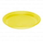 Тарелка d-205 желтая ИнтроПластик
