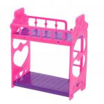 Аксессуары для кукол: кроватка двухъярусная No brand