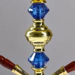 Кальян "Лагуна", 33 см, 2 трубки, синий