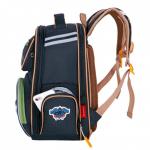 Рюкзак каркасный 35 х 26 х 18 см, Across ACS1, наполнение: мешок, чёрный/оранжевый ACS1-4