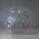 Зонт детский «Единорожка» полуавтомат прозрачный d=90 см