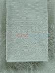 Махровое полотенце жаккардовое Вензель оливковый ПМА-6599 (309)