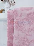 Махровое полотенце жаккардовое Шиповник пудрово-розовое ПМА-6591 (315)