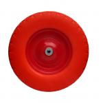 Колесо полиуретановое, d = 400 мм, ступица: диаметр 16 мм, длина 120 мм