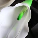 Цветок искусственный "Калла" 7х65 см, белый