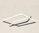 Cветильник 4344 BLACK/ЧЕРНЫЙ D400+600/H1800/2/LED/78W/4000-4500К SPF