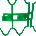 Кустодержатель для клубники, d = 15 см, h = 18 см, пластик, набор 10 шт., зелёный, «Волна»