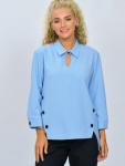 1-17-024-27 блузка "Миранда" светло-голубой