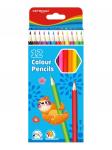 Цветные карандаши KEYROAD 12цв, шестигранные, картонный футляр