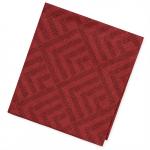 Набор декоративных полотенец (3 шт.), рогожка,  Ромбы бордо