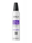 Epi913093, EPICA Мусс для нейтрализации тёплых оттенков волос «COLD BLOND», 250 мл