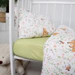 КПБ ясельный  BabyRelax бязь,  Лесные зверюшки