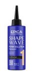 Epi91385, EPICA Shape wave 1 Перманент для трудноподдающихся волос, 100мл.