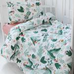 КПБ ясельный  BabyRelax  бязь,  Тропические птички