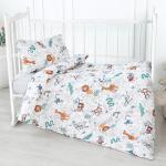 КПБ ясельный  BabyRelax  бязь,  Сафари