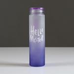Бутылка для воды "Hello Master", 500 мл, 22 х 6 см, микс