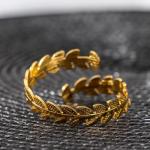 Кольцо для салфетки «Лоза», 4,5?2,5 см, цвет золотой