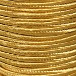 Сутажный шнур на бобине "Светлое золото" намотка 10 м толщина 3 мм 4,3х4,7х4,7 см