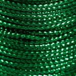 Сутажный шнур на бобине "Зелёный" намотка 15 м толщина 2 мм 4,3х4,7х4,7 см