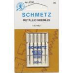 Иглы для бытовых швейных машин Schmetz для металлизированных нитей 130 MET NM 90, уп.5 игл