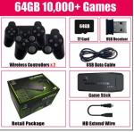 Игровая приставка, консоль Game Stick Lite 64Gb, 10000 игр, 4K, 2,4 ГГц. 8 бит, 16 бит, 32 бит