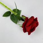Роза бархат с шипами 65см, бетон 10x10см
