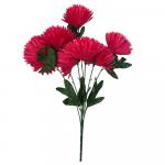 Букет цветов Хризантемы лилово розовые 7 бутонов ,75см