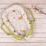 Кокон для новорожд.  BabyRelax  50х75  Лесные зверюшки