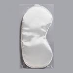 Маска для сна «ШЁЛК», 20 ? 10 см, резинка одинарная, цвет белый