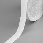 Лента киперная, 20 мм, 50 ± 1 м, цвет отбеленный белый