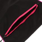 Мешок для обуви с карманом 500 х 410 мм, Erich Krause, плотность 300D, светоотражающая полоса, вентилируемый, Black&amp;Pink