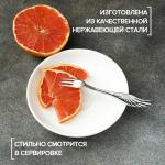 Вилка десертная из нержавеющей стали Magistro Wings, h=14 см, цвет серебряный