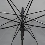 Зонт - трость полуавтоматический «Каркас», 8 спиц, R = 45 см, цвет прозрачный/МИКС
