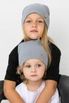 *Шапка "Д-Брошь-Серый"