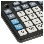 Калькулятор настольный 16-разрядный, Citizen / Eleven Business Line CDB1601BK, двойное питание, 155 х 205 х 35 мм, чёрный, МИКС